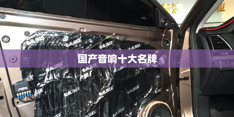 国产音响十大名牌
