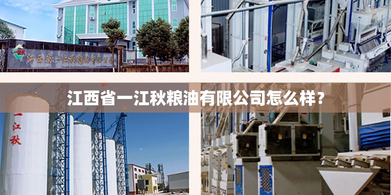 江西省一江秋粮油有限公司怎么样？