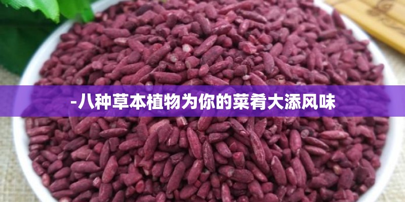 -八种草本植物为你的菜肴大添风味