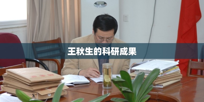 王秋生的科研成果 王秋生的科研成果