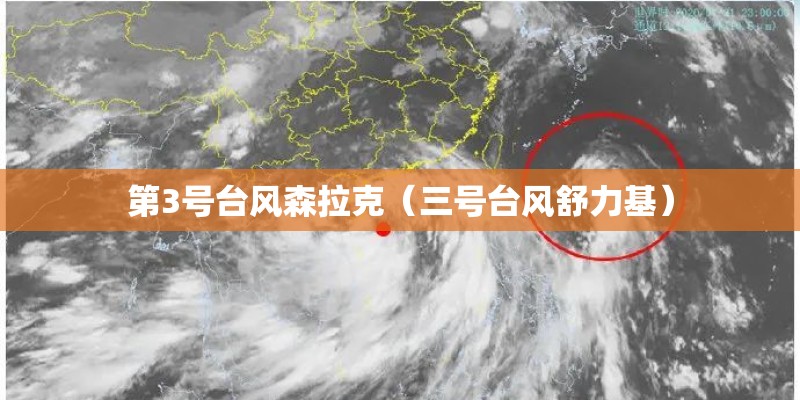 第3号台风森拉克(三号台风舒力基) 第3号台风森拉克(三号台风舒力基)