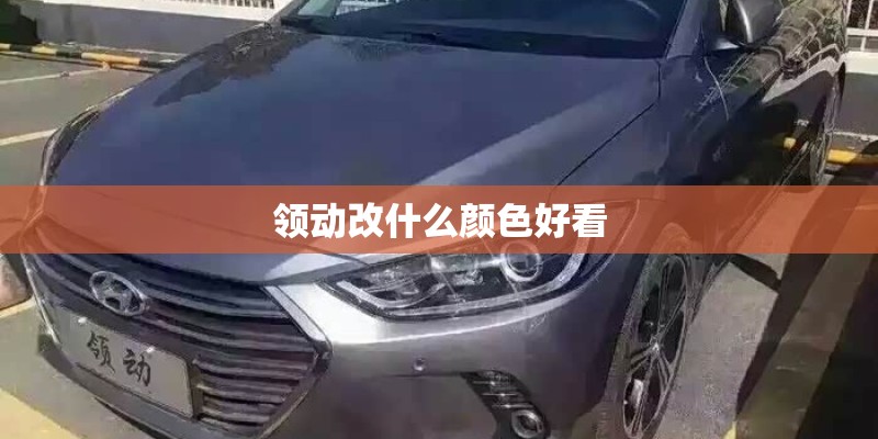 领动改什么颜色好看